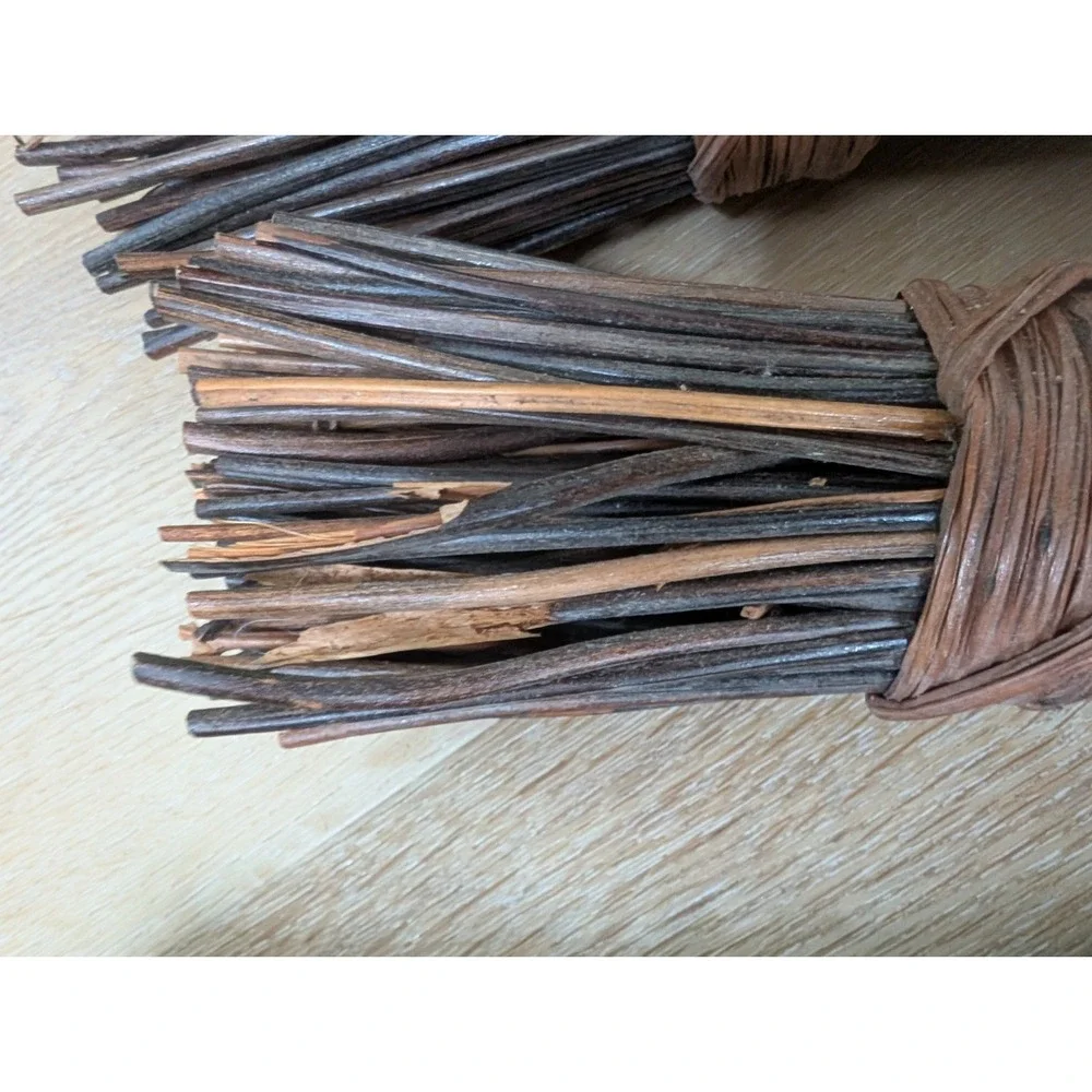 Rustic Wrapped Bundle of Decorative‎ Twigs, Set Of 3
